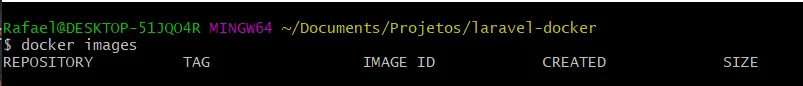 docker images